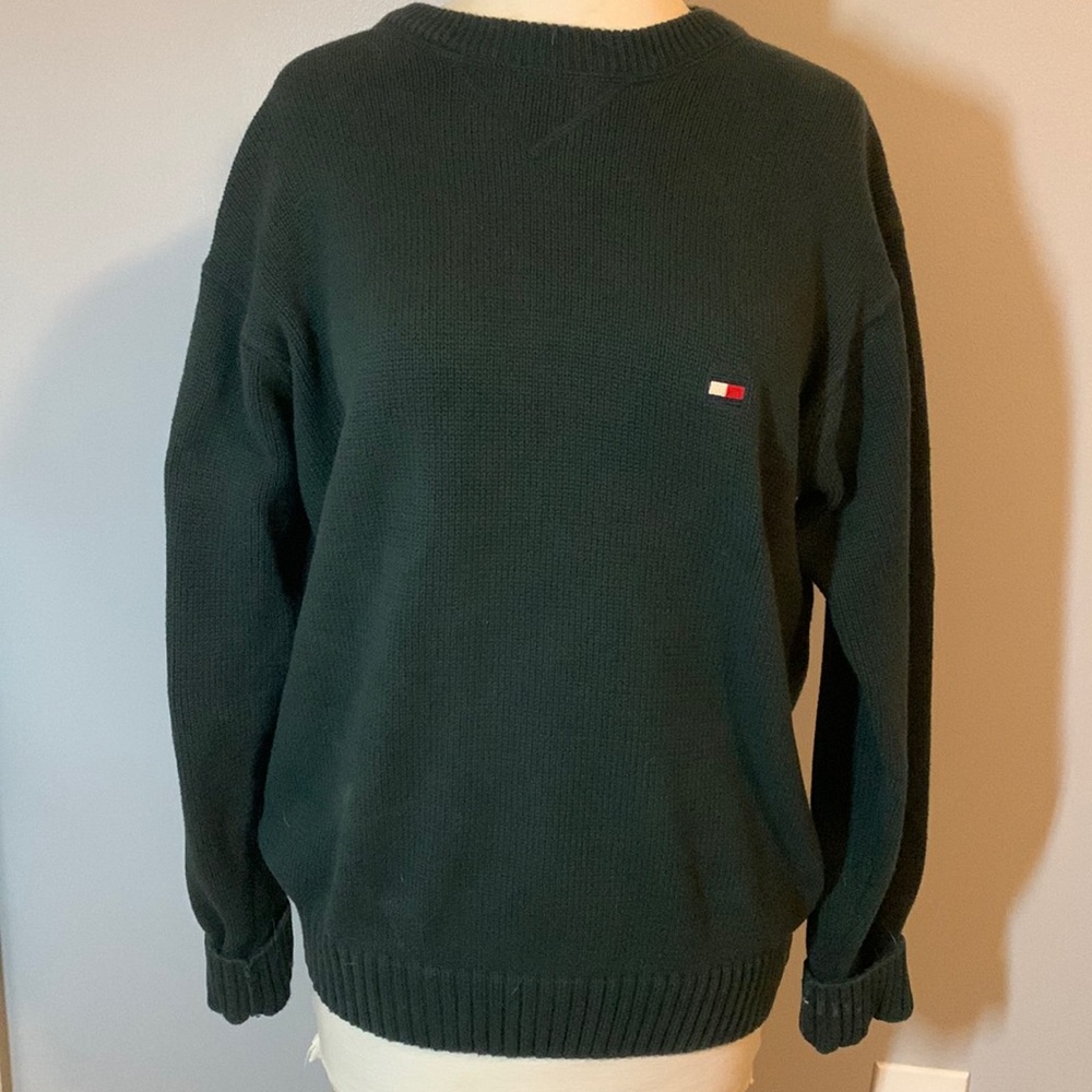 Women’s size medium dark green Tommy Hilfiger sweater